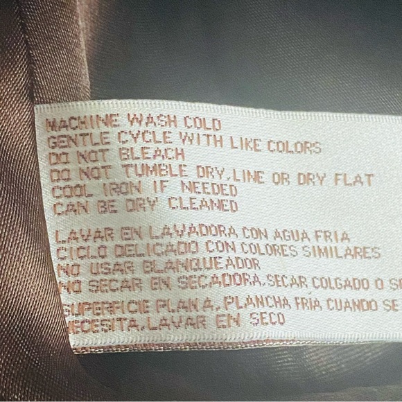 Super Nice Weatherproof Garment Company Chocolate Brown Swing Trench Coat, Small - Picture 9 of 12